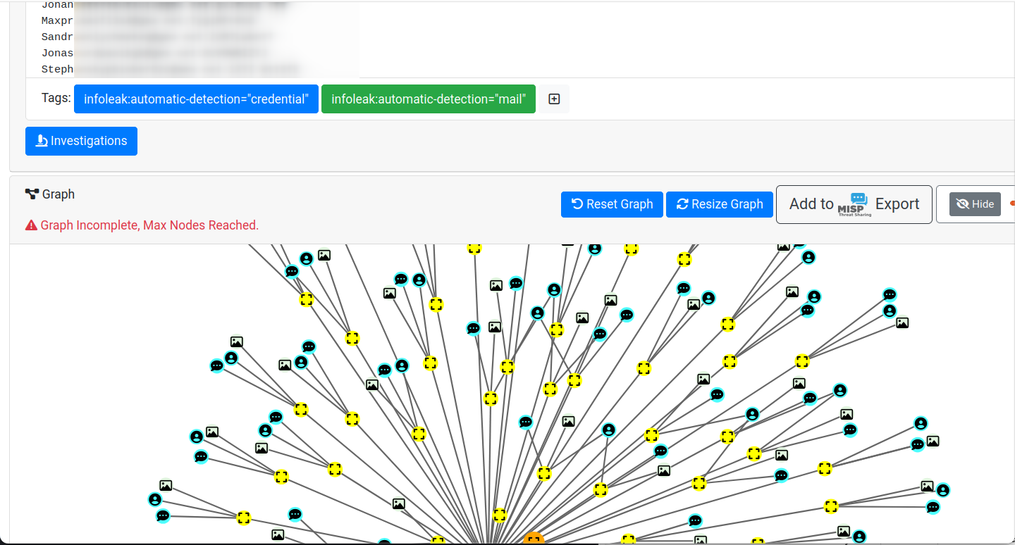 AIL 6.0 correlation interface